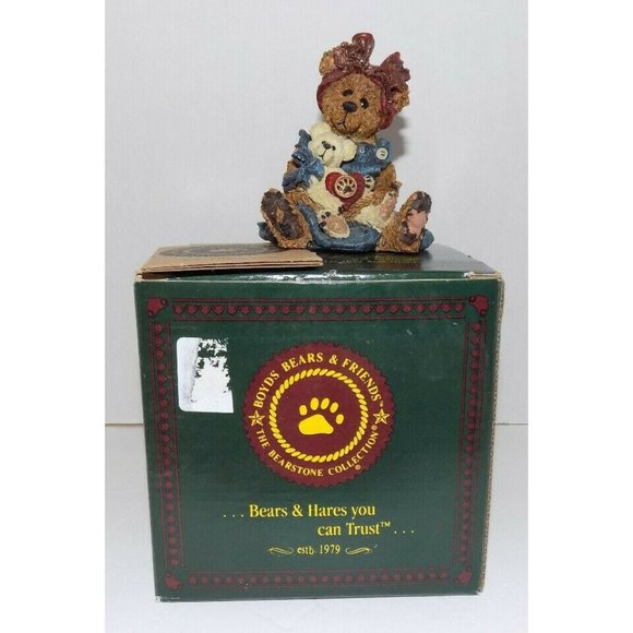 Boyds Collection Momma McBear and Caledonia Quiet Time #227711 3.5" Tall - Picture 1 of 4